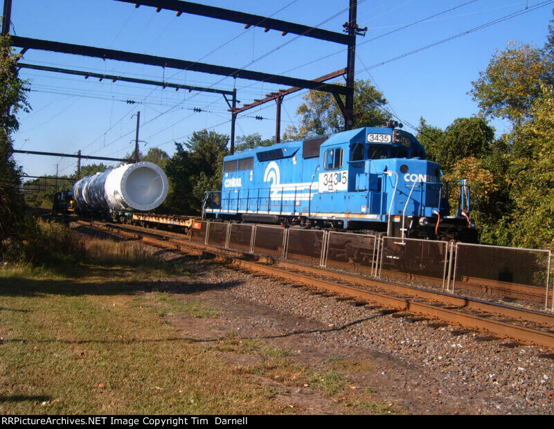 NS 3435 brings up the rear on the hi & wide.